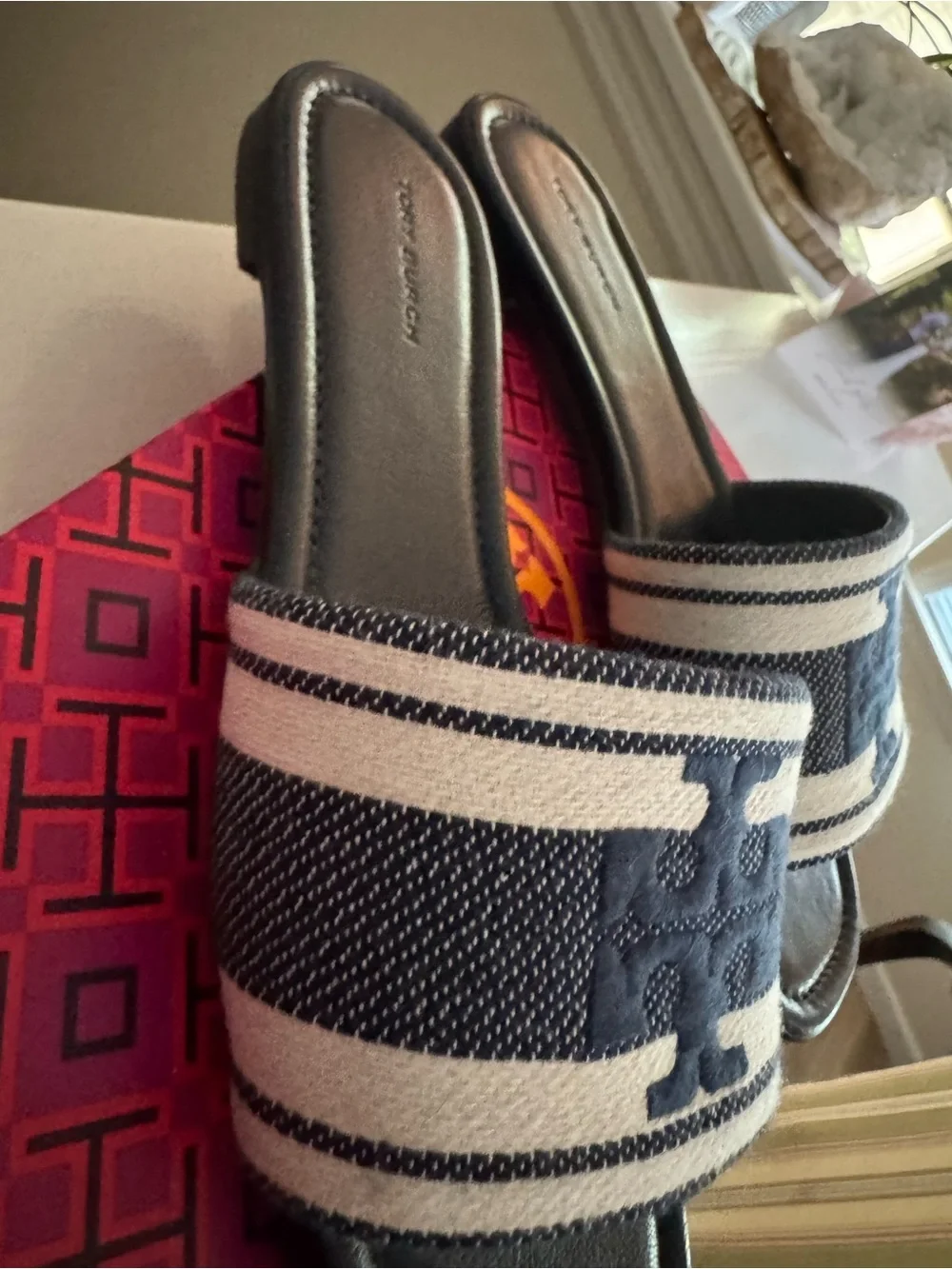 Tory Burch Jacquard Slide